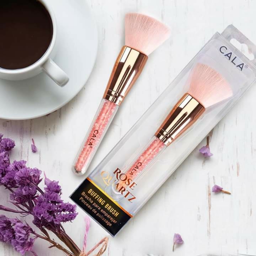 Buffing Brush Rose Quartz
